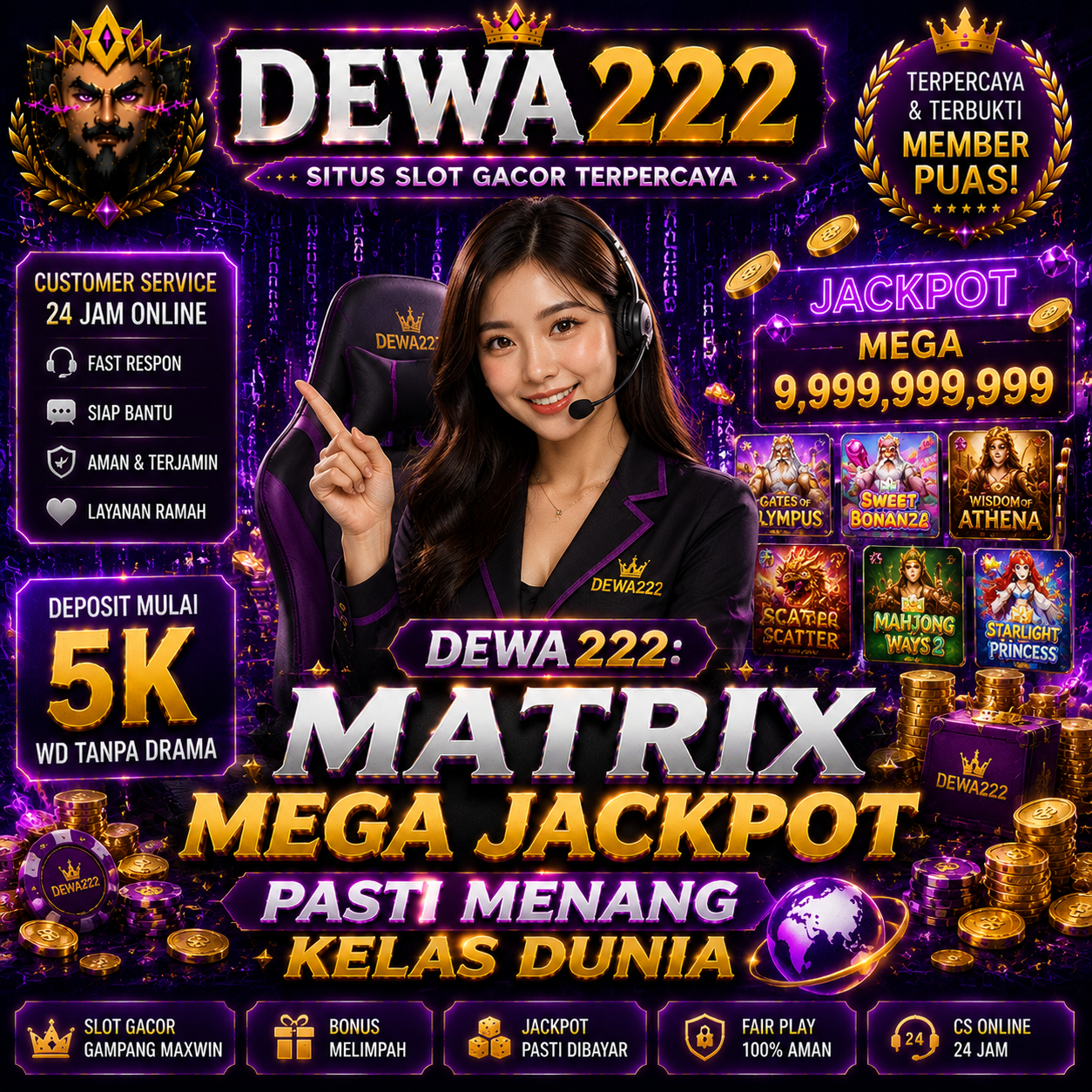 DEWA222 Slot Online Gacor Terbaru